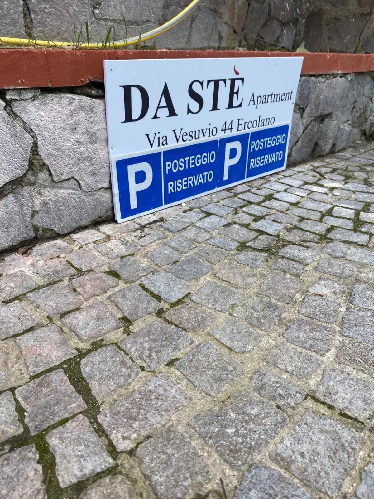 Da Ste Lejlighed Ercolano Eksteriør billede